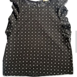 Stylish Black and White Women's Blouse